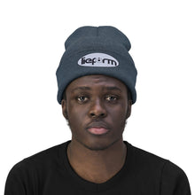 Load image into Gallery viewer, lieform Knit Beanie (Black on White)