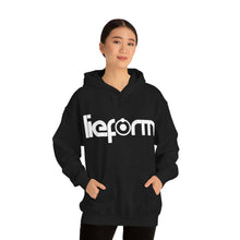 Load image into Gallery viewer, lieform Hoodie B&W (dark)
