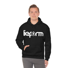 Load image into Gallery viewer, lieform Hoodie B&W (dark)