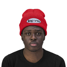 Load image into Gallery viewer, lieform Knit Beanie (Black on White)