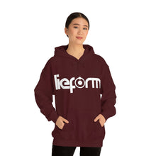 Load image into Gallery viewer, lieform Hoodie B&W (dark)