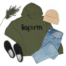 Load image into Gallery viewer, lieform Hoodie B&W (light)