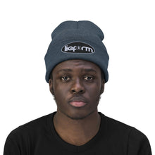 Load image into Gallery viewer, lieform Knit Beanie (White on Black)