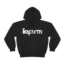Load image into Gallery viewer, lieform Hoodie B&W (dark)