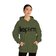 Load image into Gallery viewer, lieform Hoodie B&W (light)