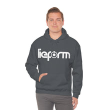 Load image into Gallery viewer, lieform Hoodie B&W (dark)