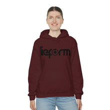 Load image into Gallery viewer, lieform Hoodie B&W (light)
