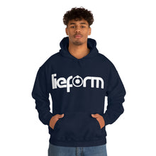 Load image into Gallery viewer, lieform Hoodie B&W (dark)