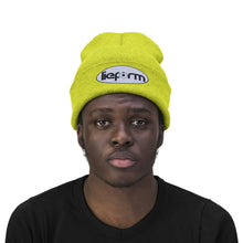 Load image into Gallery viewer, lieform Knit Beanie (Black on White)