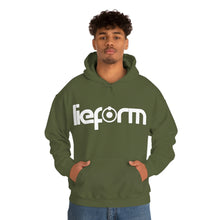 Load image into Gallery viewer, lieform Hoodie B&W (dark)
