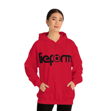 Load image into Gallery viewer, lieform Hoodie B&W (light)