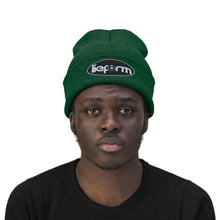 Load image into Gallery viewer, lieform Knit Beanie (White on Black)