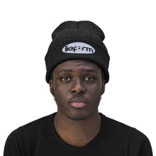 Load image into Gallery viewer, lieform Knit Beanie (Black on White)