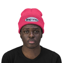 Load image into Gallery viewer, lieform Knit Beanie (Black on White)