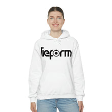 Load image into Gallery viewer, lieform Hoodie B&W (light)