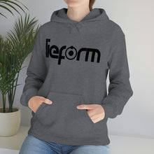 Load image into Gallery viewer, lieform Hoodie B&W (light)