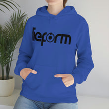 Load image into Gallery viewer, lieform Hoodie B&W (light)