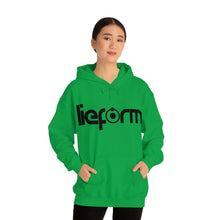 Load image into Gallery viewer, lieform Hoodie B&W (light)