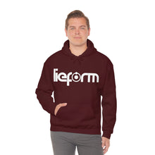Load image into Gallery viewer, lieform Hoodie B&W (dark)